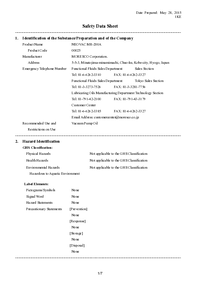 Thumbnail of document Data Sheet - NPO68  Industrial Vacuum Oil for NRD16T/24M/30M, 1 Liter